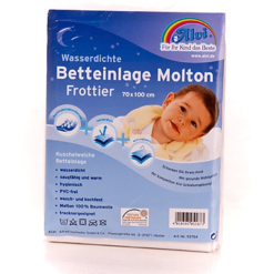 ALVI Cubrecolchón Impermeable Molton/Rizo 70 X 100 Cm