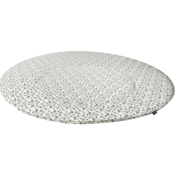 Alvi Manta Infantil Redonda Petit Fleurs Verde/blanco Ø100cm