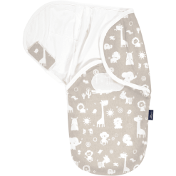 Alvi ® Wrap Harmony Zoo Animals Taupe