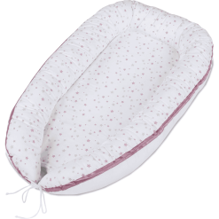 Babybay ® Cuddle Nest White Star Mix Sand /berry