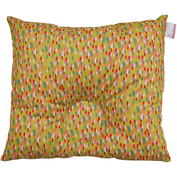 BabyDorm Almohada Preventiva EasyDorm Ocre Con Confeti De Color - Imagen 2