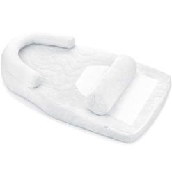 BabyJem Almohada De Reflujo De Bebé Ortopédica Blanca