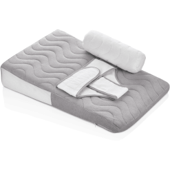 BabyJem Cojín De Reflujo Para Bebés Con Protección Lateral Gris