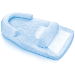 BabyJem Cojín Ortopédico De Bebé Contra Reflujo Azul