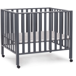 CHILDHOME Parque Infantil 94 Antracita 75 X 95 Cm + Ruedas