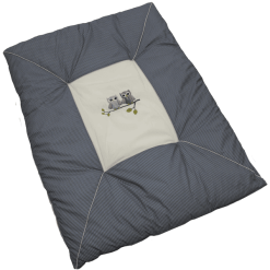 Bebes Collection Colección Be Be 's Lechuzas De Manta Rastrera Azul 100 X 135 Cm