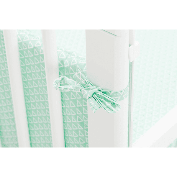 Fillikid Juego Textil Luxe Para Cuna Nino Mint Triangle - Imagen 4