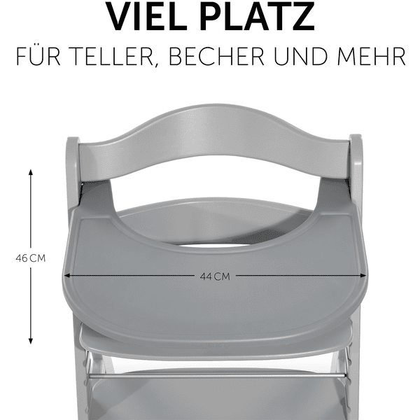 Hauck Alpha Mesa De Comedor Click Bandeja Gris - Imagen 4