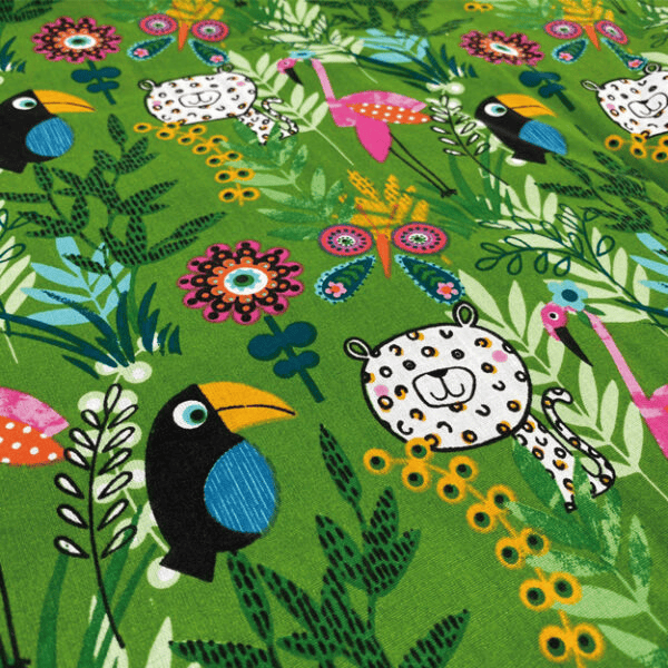 IDEENREICH Manta Rastrera King Size Toucan Green - Imagen 3