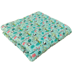 IDEENREICH Manta Rastrera Panda De Ensueño Turquesa