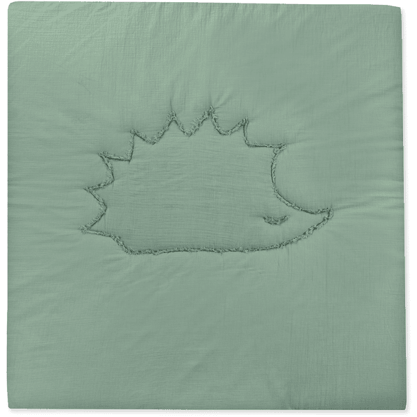 JULIUS ZÖLLNER JULIO ZÖLLNER Manta Para Niños Terra Hedgehog Verde 120 X 120 Cm
