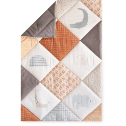 JULIUS ZÖLLNER Manta Para Niños Pequeños Con Parches Silvestres Orgánicos 95 X 135 Cm