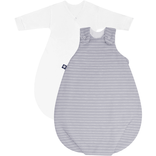 JULIUS ZÖLLNER Saco De Dormir Cosy Rayas Gris - Imagen 2