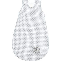 Odenwälder Basi Primer Saco De Dormir De Jersey, Lunares Plateados Y Grises 60cm - 70cm