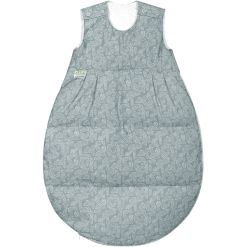 Odenwälder Saco De Dormir De Plumón Thermo Nest White Leaves Gris