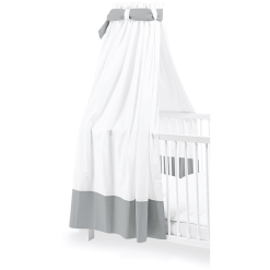 Pinolino Dosel Para Camas De Niños Blanco / Gris