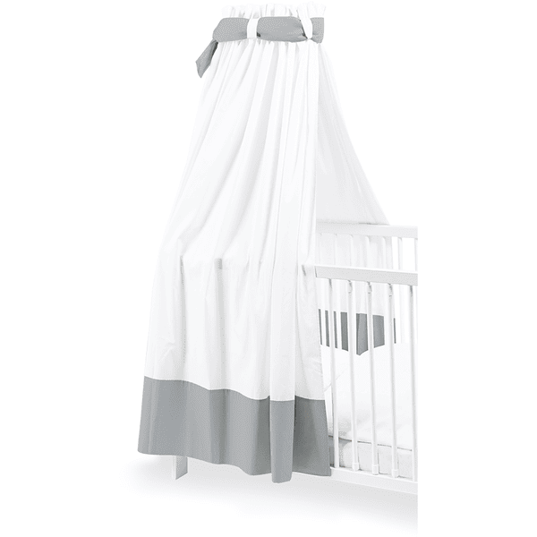 Pinolino Dosel Para Camas De Niños Blanco / Gris
