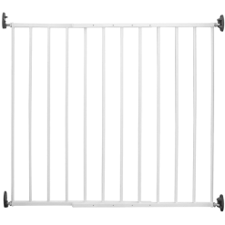 REER Protección Para Puerta Y Escaleras Barrera Atornillable Basic Simple-Lock Metal Blanco