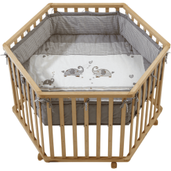 Roba Parque Infantil Hexagonal Elefantes Jumbo