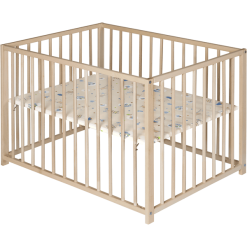 Schardt Parque Infantil Uno 75 X 100 Cm Natural Aceitado Hipopótamo