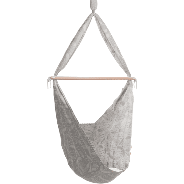 SCHMUSEWOLKE Cuna Colgante Dreamcatcher Warmgrey Con Abrazadera De Puerta Beige - Imagen 4