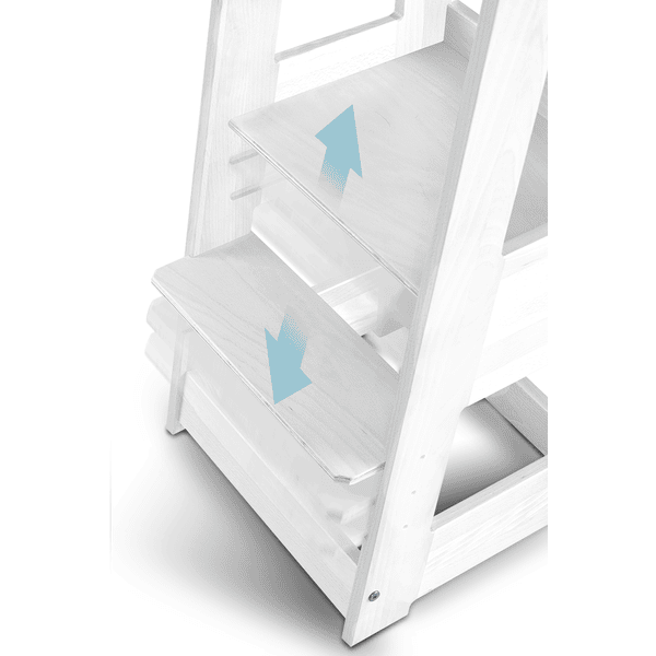 TiSsi Torre De Aprendizaje Félix Blanco Madera - Imagen 4