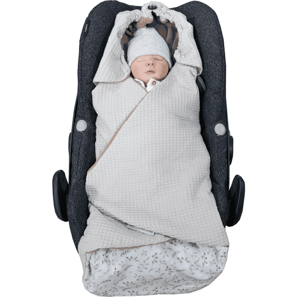 ULLENBOOM Edred贸n N贸rdico De Verano Con Motivos De Gofres Floral Sand - Imagen 5