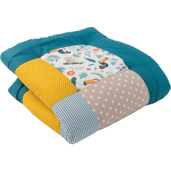 Ullenboom Manta De Gateo Y Cojín Para Corralito Jungle 80 X 80 Cm - Imagen 4