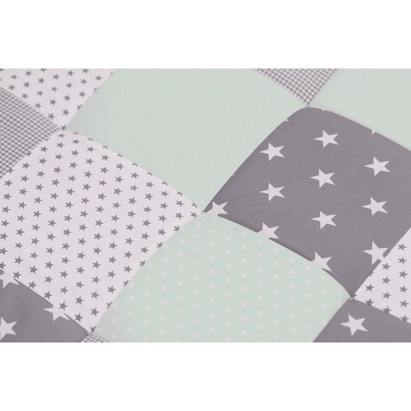 Ullenboom Manta De Juegos Y Parque Infantil 100X100 Cm Menta Gris - Imagen 3