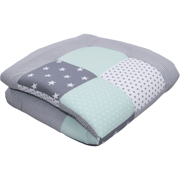 Ullenboom Manta De Juegos Y Parque Infantil 100X100 Cm Menta Gris - Imagen 4