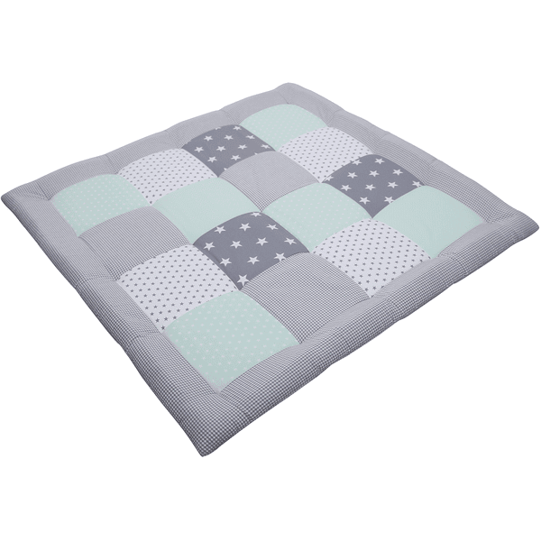 Ullenboom Manta De Juegos Y Parque Infantil 100X100 Cm Menta Gris - Imagen 5