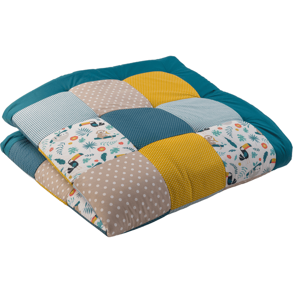 Ullenboom Manta Gateo Y Cojín Para Parque Infantil Jungle 140 X 140 Cm