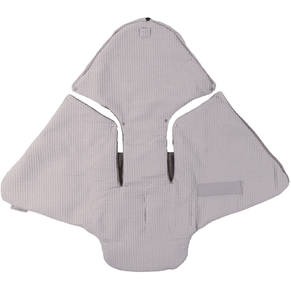 Ullenboom Manta Waffle Pique Gris Perezoso 98 X 98 Cm - Imagen 3