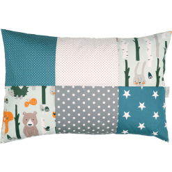 Ullenboom Patch Cojín De Trabajo 40 X 60 Cm Animales Del Bosque Petrol