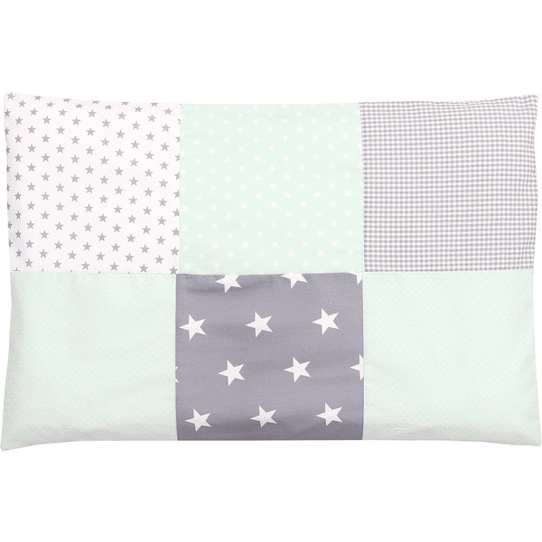 Ullenboom Patch Cojín De Trabajo 40 X 60 Cm Mint Gris - Imagen 2