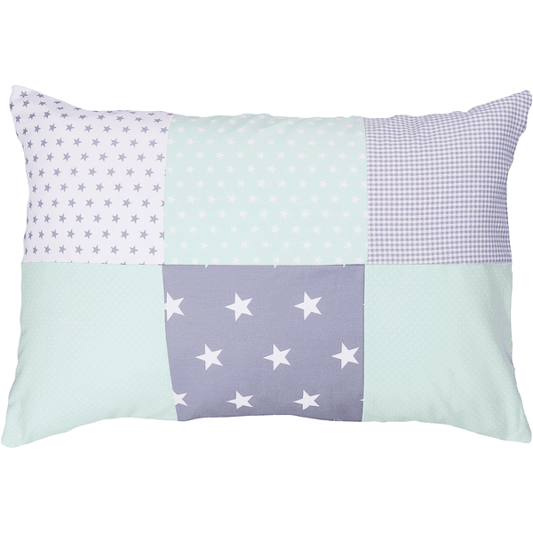 Ullenboom Patch Cojín De Trabajo 40 X 60 Cm Mint Gris