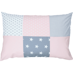 Ullenboom Patch Cojín De Trabajo 40 X 60 Cm Rosa Gris