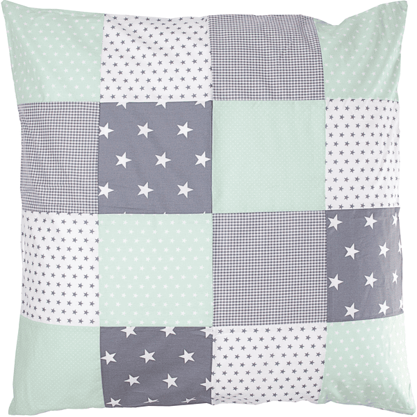 Ullenboom Patch Cojín De Trabajo 80 X 80 Cm Mint Gris