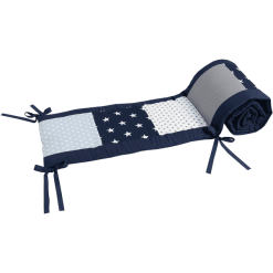 Ullenboom Patch Puesto De Trabajo Nest Para Cuna 140x70 Cm Azul Celeste Gris Claro (210 Cm De Superficie De Cabeza)