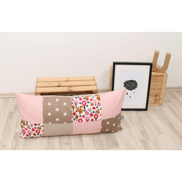 Ullenboom Patchwork Funda De Cojín 40 X 80 Cm Sand Ardilla - Imagen 2