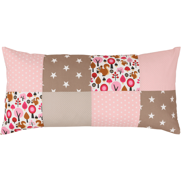 Ullenboom Patchwork Funda De Cojín 40 X 80 Cm Sand Ardilla